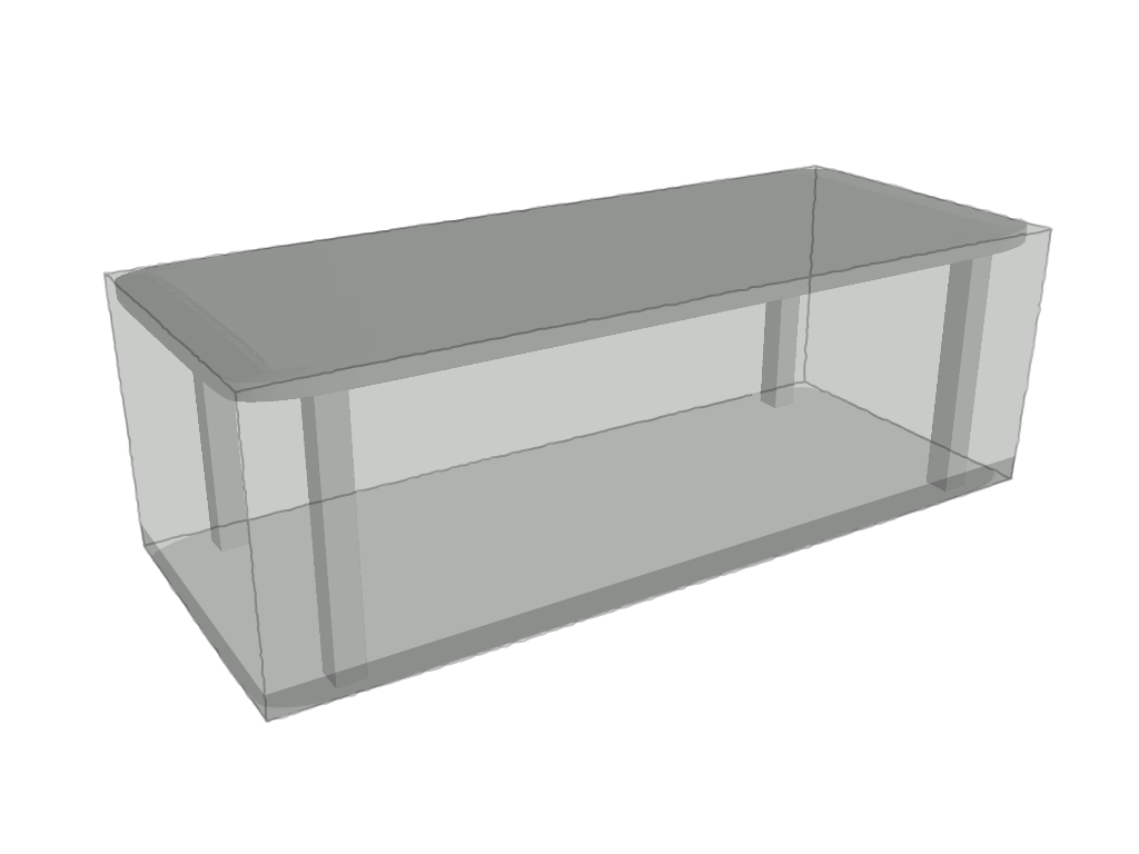 Table de jardin rectangle en Protect 670 : La référence en matière de protection étanche Gris clair RAL 7038