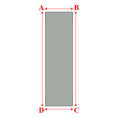 Bâche Rectangle en Protect 670 : La référence en matière de protection étanche Gris clair RAL 7038 - 3.50x12.00m