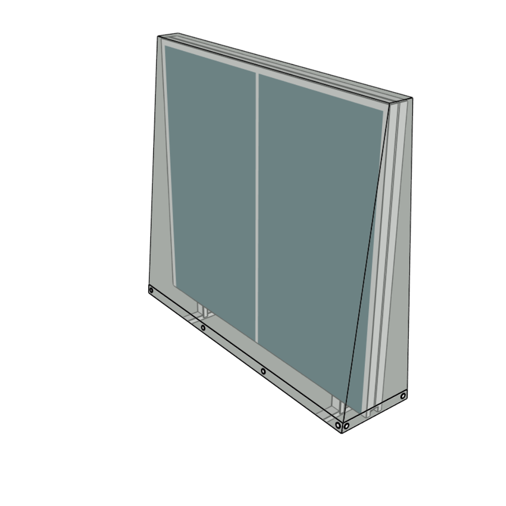 Housse de protection table de ping-pong - Protect 670 : La référence en matière de protection étanche Gris clair RAL 7038