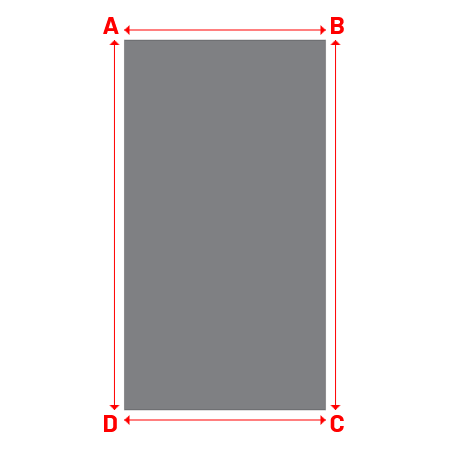 Bâche Rectangle en CoverEco 640 : une bâche simple & efficace Ecolac 640 - 7196 (RAL 7037) - 2.50x4.60m