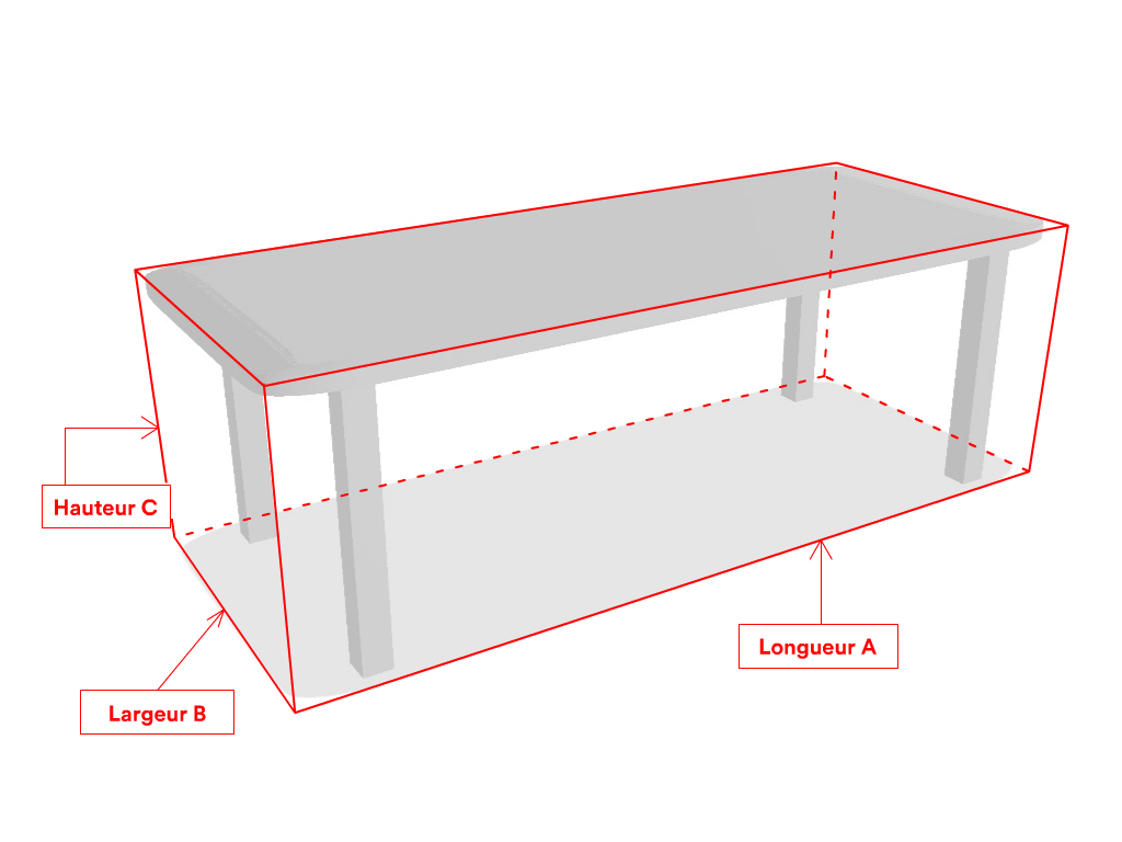 Table de jardin rectangle - Protect 670 : La référence en matière de protection étanche Gris clair RAL 7038