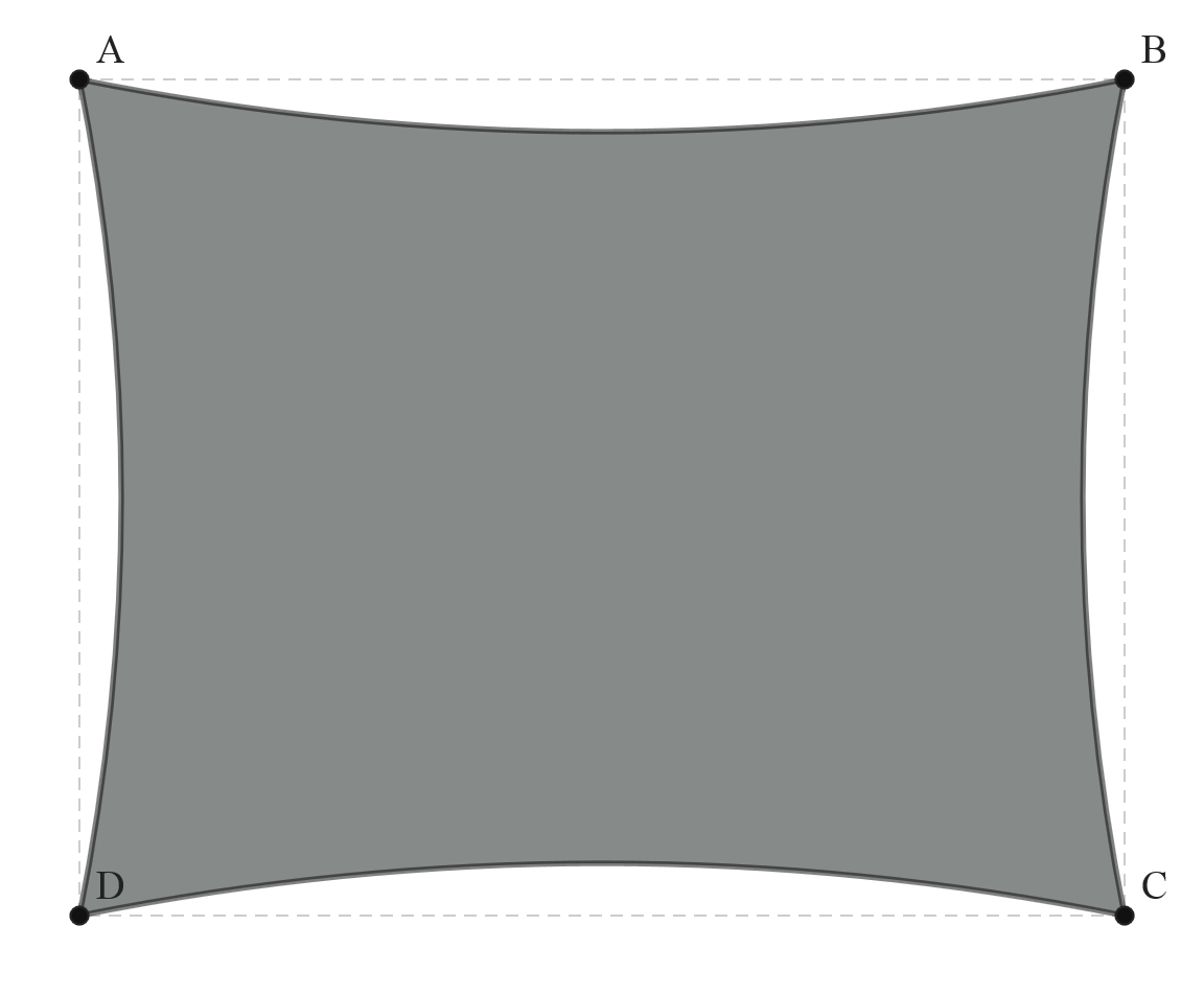 Voile d'ombrage - Voile d'ombrage Rectangle Essentiel - Gris Acier (648 AustralMesh)