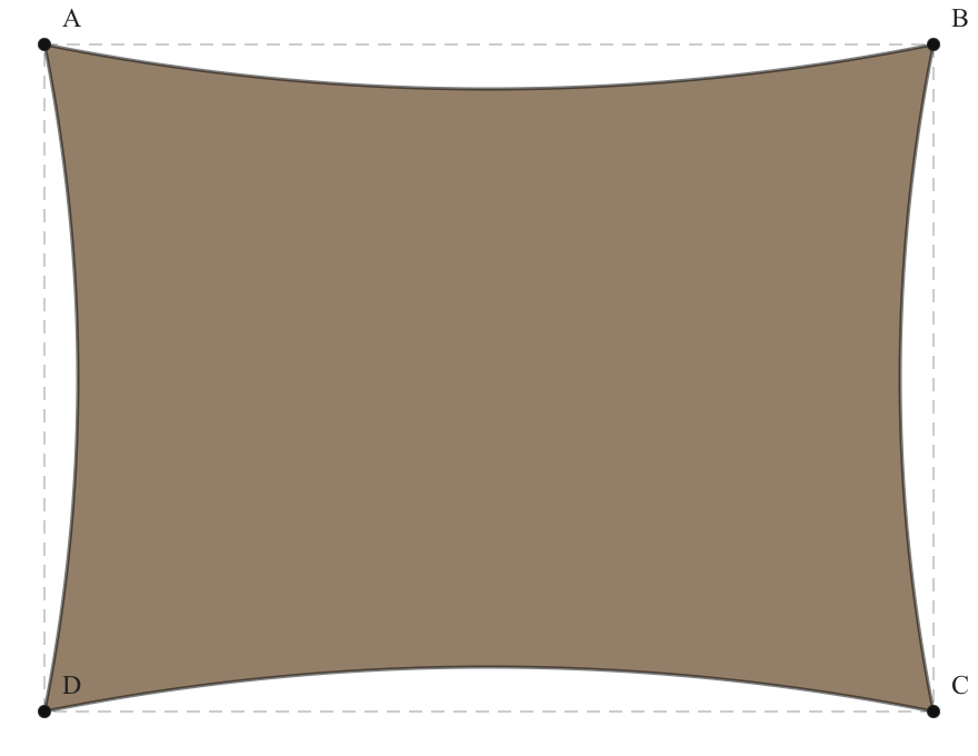 Voile d'ombrage - Voile d'ombrage Rectangle Essentiel - Bois flotté 294 (AustralMesh)