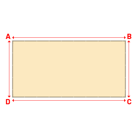 Bâche Rectangle en Protect 670 : La référence en matière de protection étanche Beige ral 1015 - 7.00x3.50m