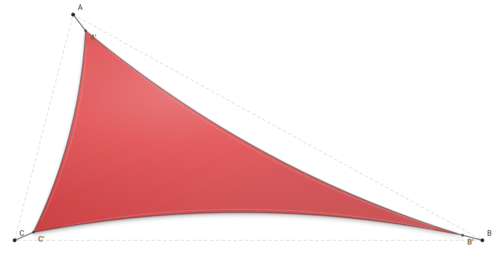 Voile d'ombrage - Forme Triangle - Rouge Cerise (662 AustralMesh)
