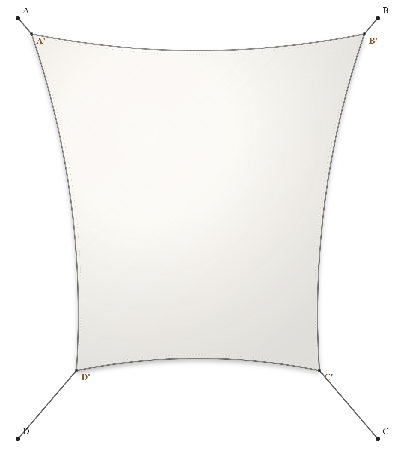 Voile d'ombrage - Forme Rectangle - Blanc 92-2044