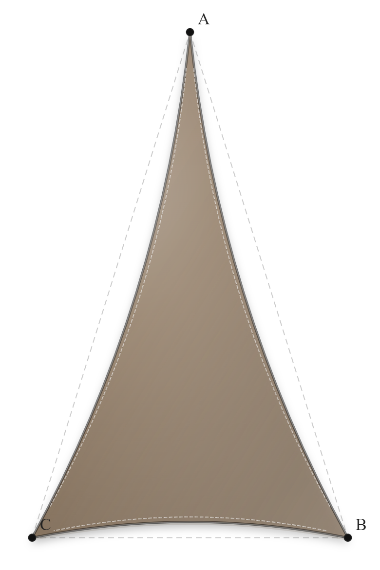 Voile d'ombrage - Forme Triangle - Bois flotté 294 (AustralMesh)