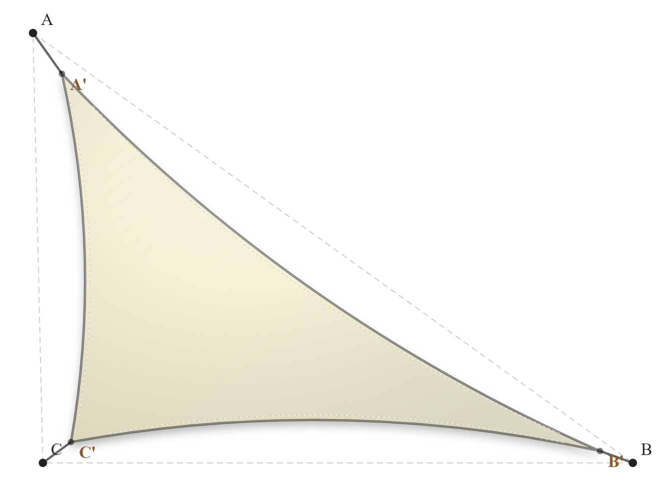 Voile d'ombrage - Forme Triangle - Naturel (759 AustralMesh)