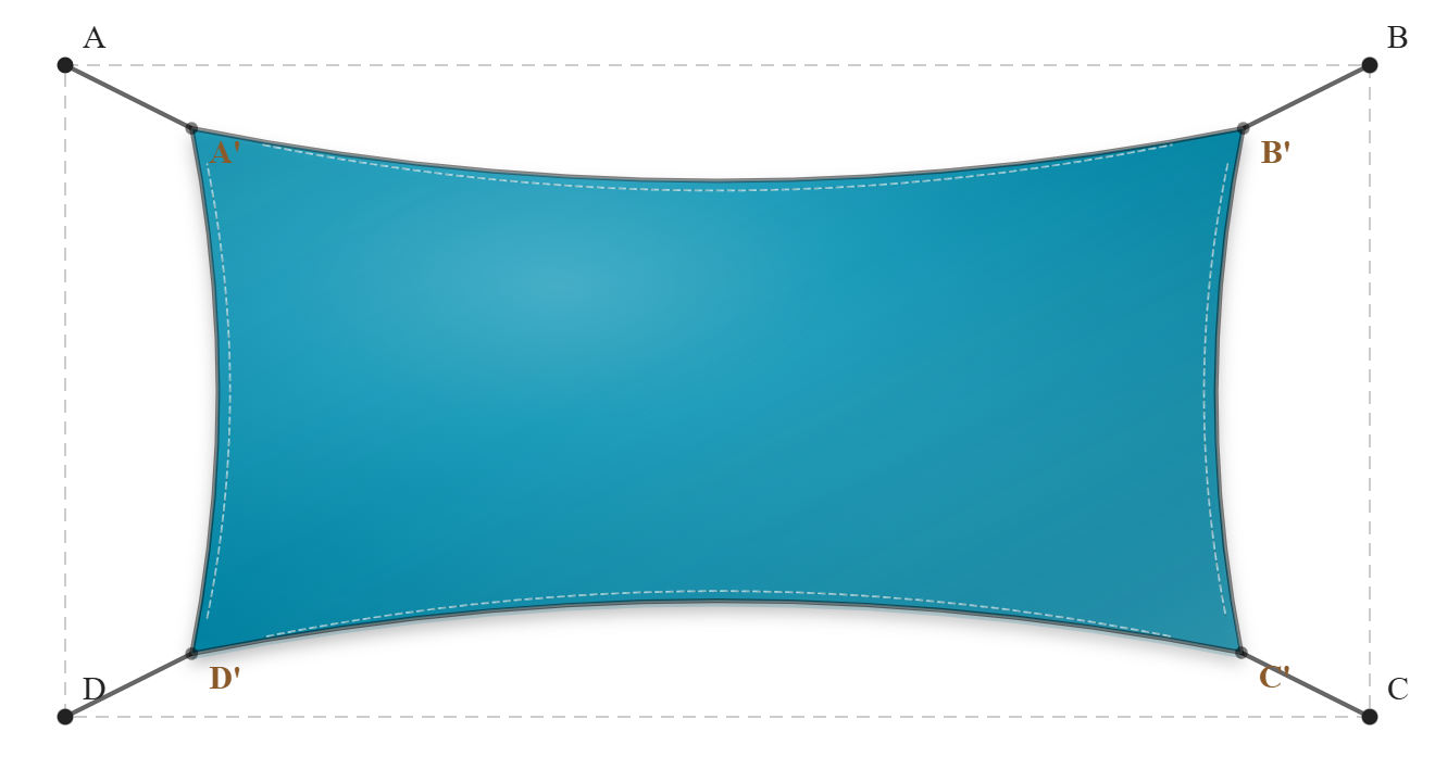 Voile d'ombrage - Forme Rectangle - Acapuclo 96-50847
