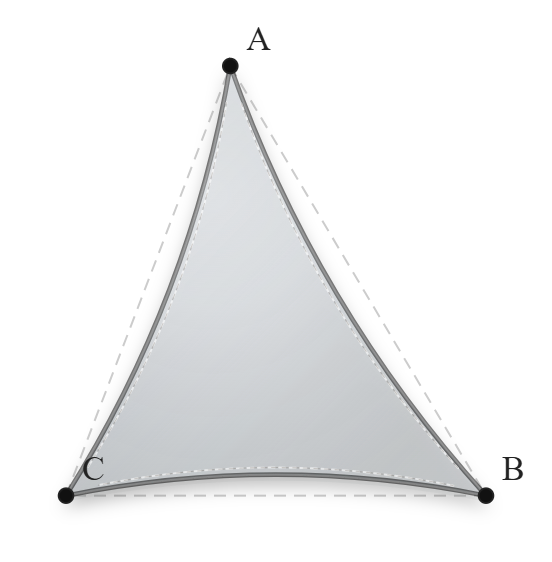 Voile d'ombrage - Forme Triangle - Nuage 96-50272