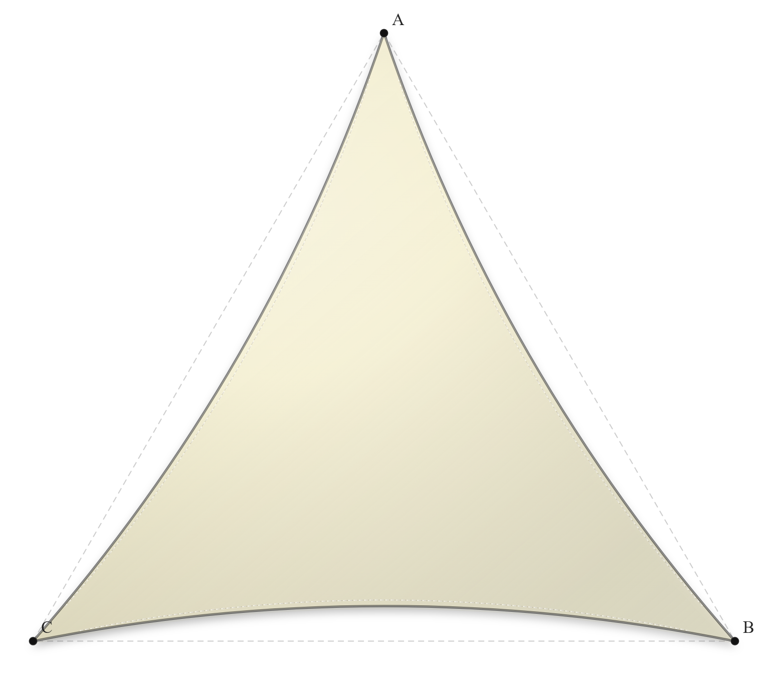Voile d'ombrage - Forme Triangle - Naturel (759 AustralMesh)