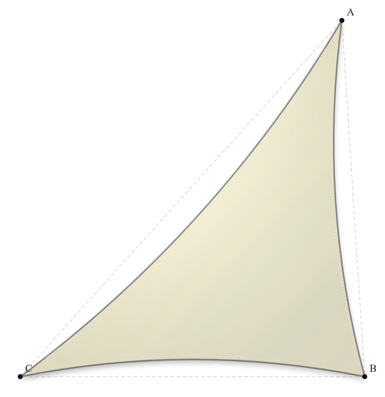 Voile d'ombrage - Forme Triangle - Naturel (759 AustralMesh)