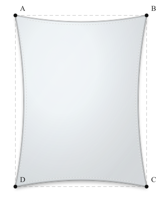 Voile d'ombrage - Forme Rectangle - Blanc - 502V3-8102C
