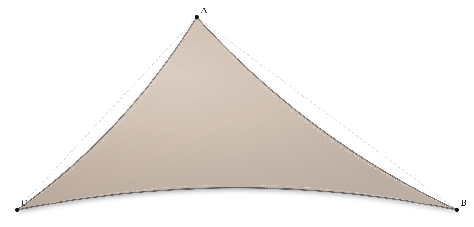 Voile d'ombrage - Forme Triangle - Beige Sablé 96-2135