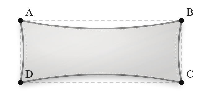 Voile d'ombrage - Forme Rectangle - Hydris 0222 - Blanc