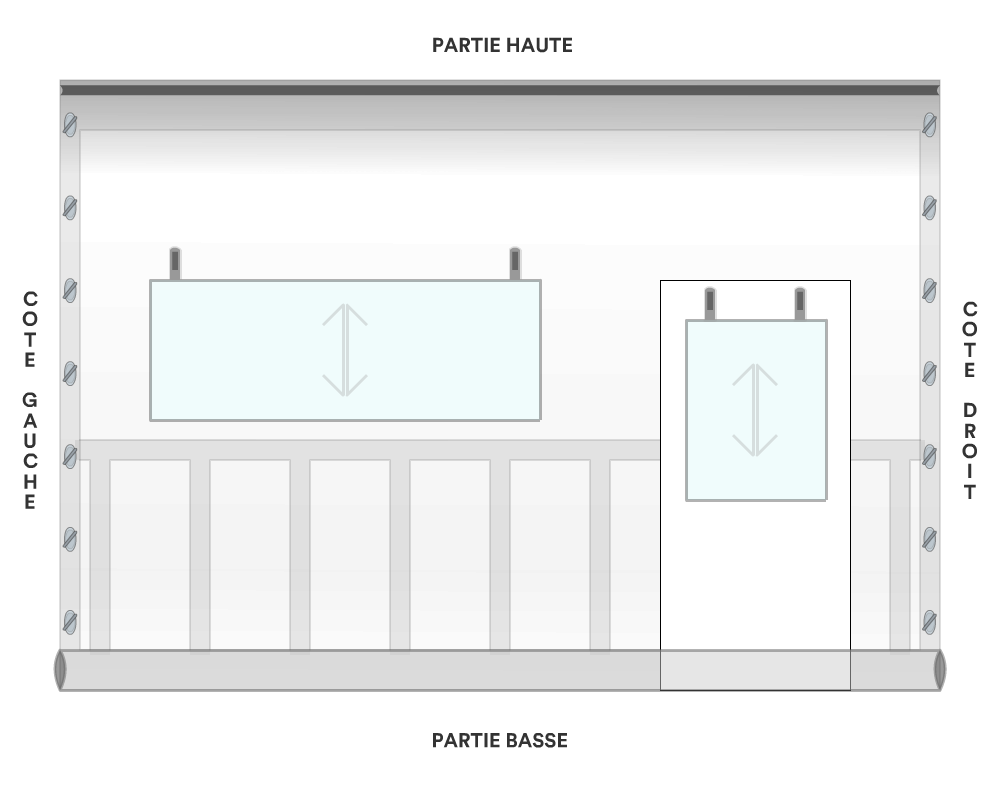 Bâche de façade pour mobil-home