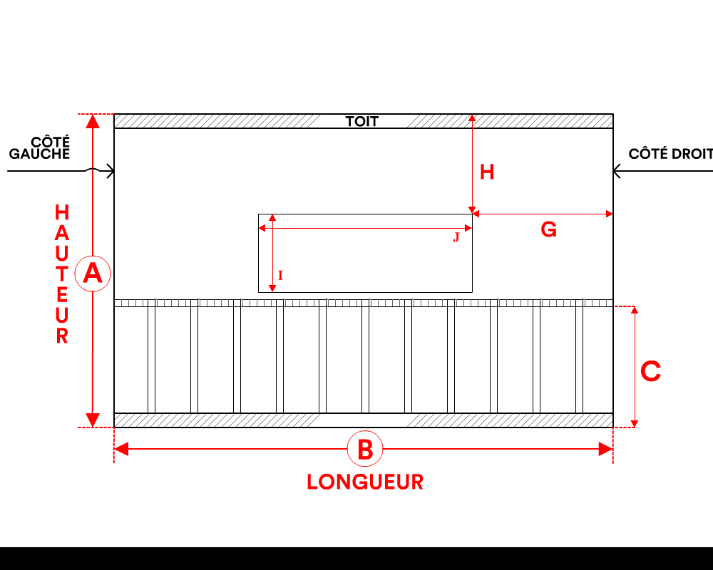Bâche de façade pour mobil-home