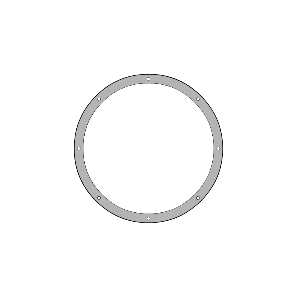 Bâche plate ronde en Protect 670 : La référence en matière de protection étanche Blanc RAL 9016 d'une diamètre de 2.15m