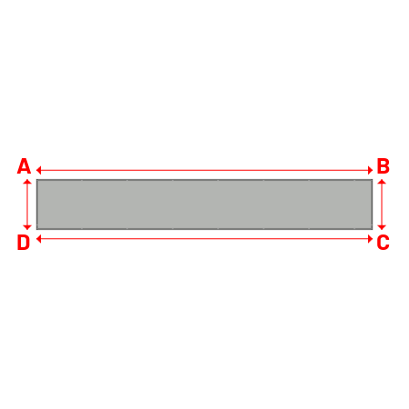 Bâche Rectangle en MaxiProtect 900 : Protection & grammage renforcé Gris agate RAL 7038 - 31071 - 10.00x1.50m