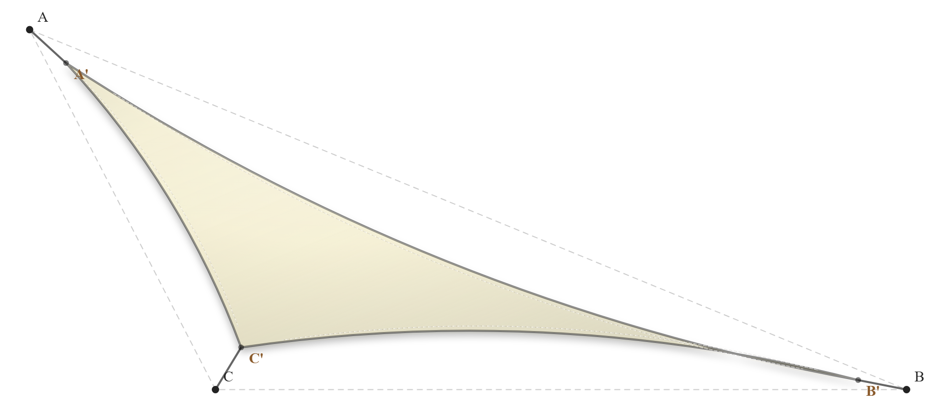 Voile d'ombrage - Forme Triangle - Naturel (759 AustralMesh)