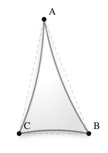 Voile d'ombrage - Forme Triangle - Blanc (112 AustralMesh)