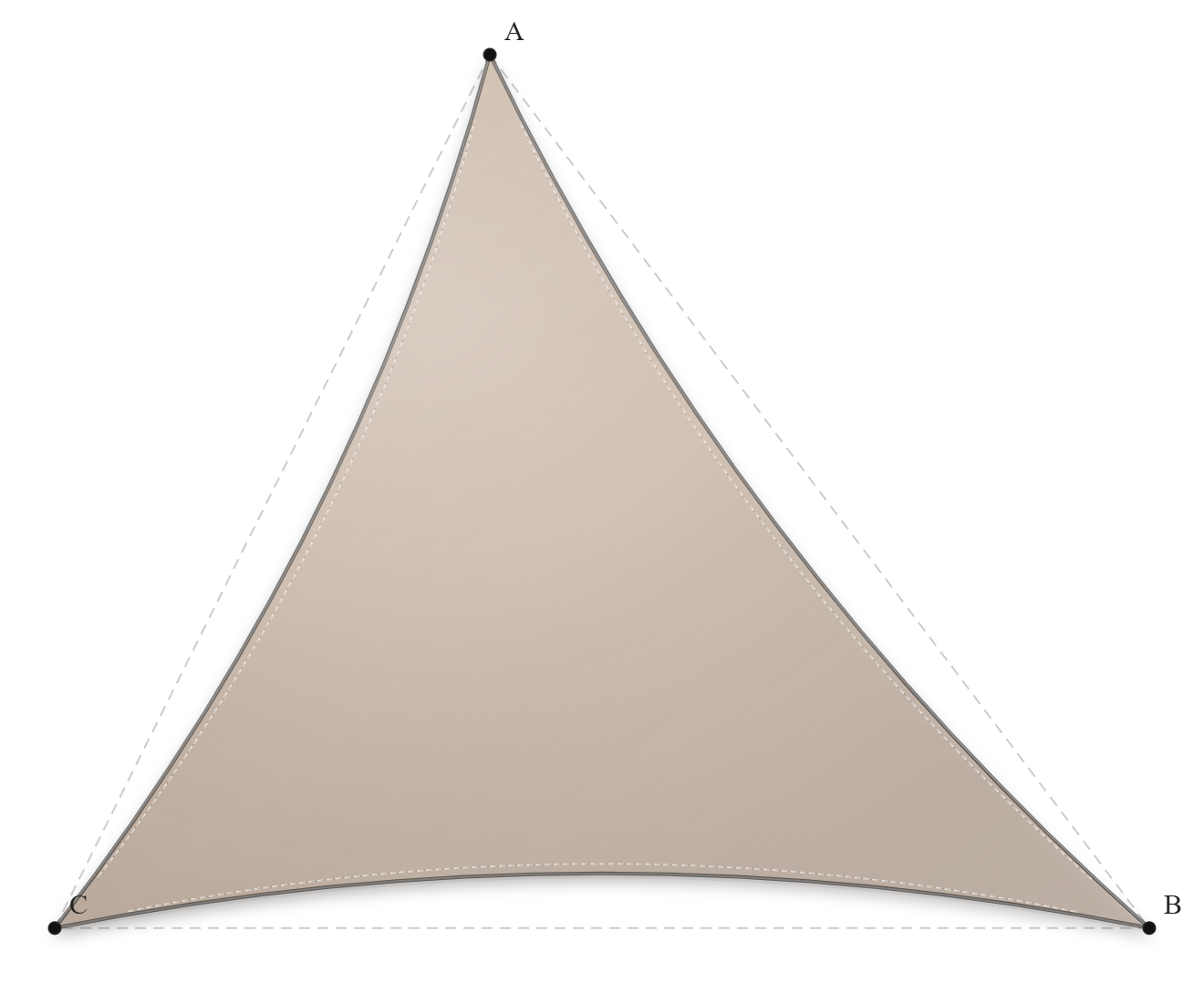 Voile d'ombrage - Forme Triangle - Beige Sablé 96-2135